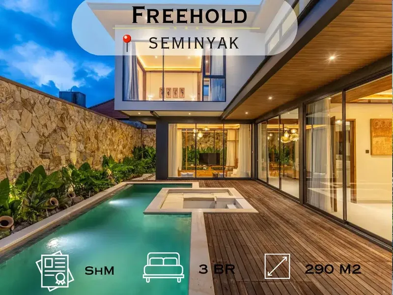 Luxury Design Tropical Villa in Prime Seminyak, Bali - Real Estate in Bali