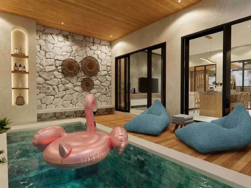 VILLA hanya 700meter dari PANTAI JIMBARAN. fully furnished! - Bali in Bali