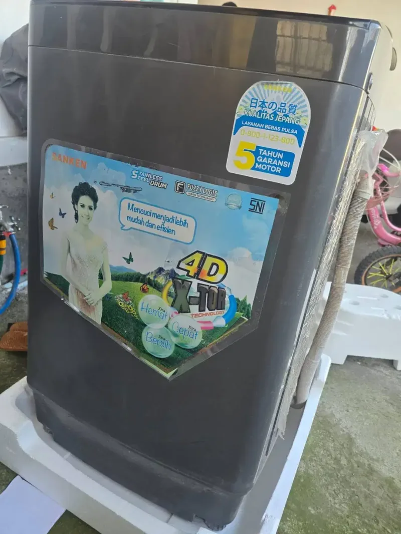 Mesin Cuci Sanken Washing Machine Mulus Kondisi Normal Tangan Pertama - Home & Garden in Bali