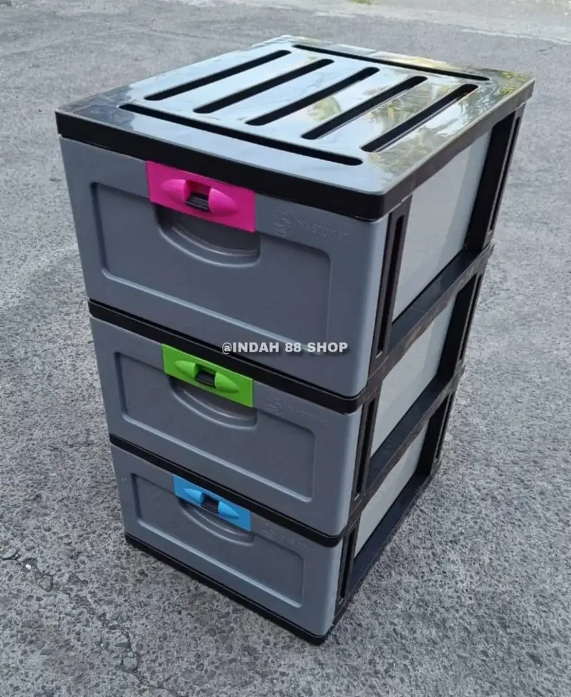 Cabinet 3 Susun Plastik / Kabinet Laci Serbaguna - Home & Garden in Bali