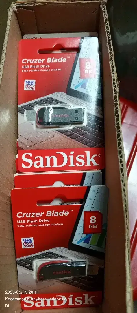 Flashdisk SANDISK ORI 8GB USB 2.0 - Electronics in Bali