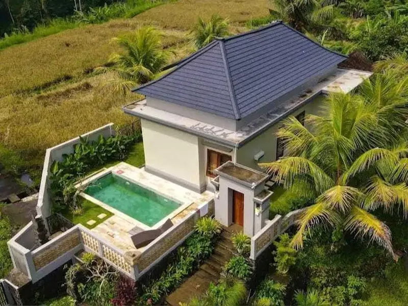 Villa Tropis View Hutan di Tampaksiring Ubud Area - Real Estate in Bali