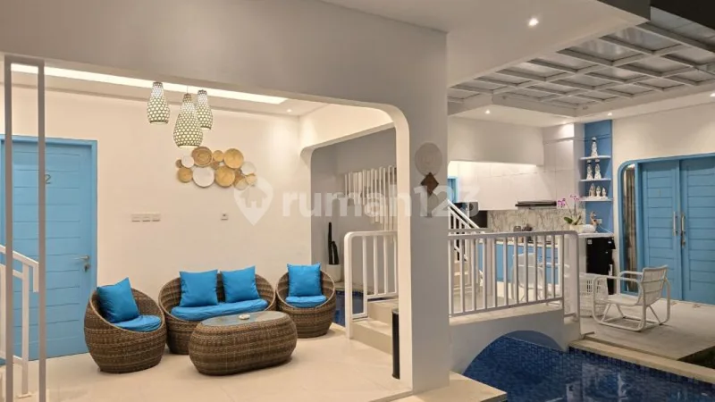 Brand New Santoriny Villa Near To Melasti Beach In Pecatu Badung - Real Estate in Bali