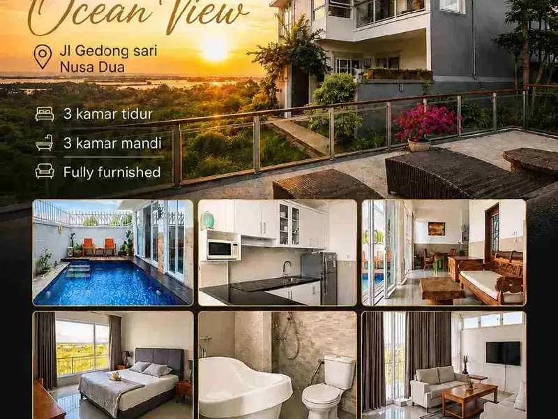 Villa ocean view di gedong sari Nusa dua - Real Estate in Bali