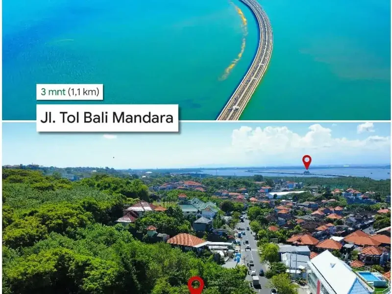 LAHAN KOMERSIL PINGGIR JALAN UTAMA JL RAYA SILIGITA NUSA DUA BALI - Bali in Bali