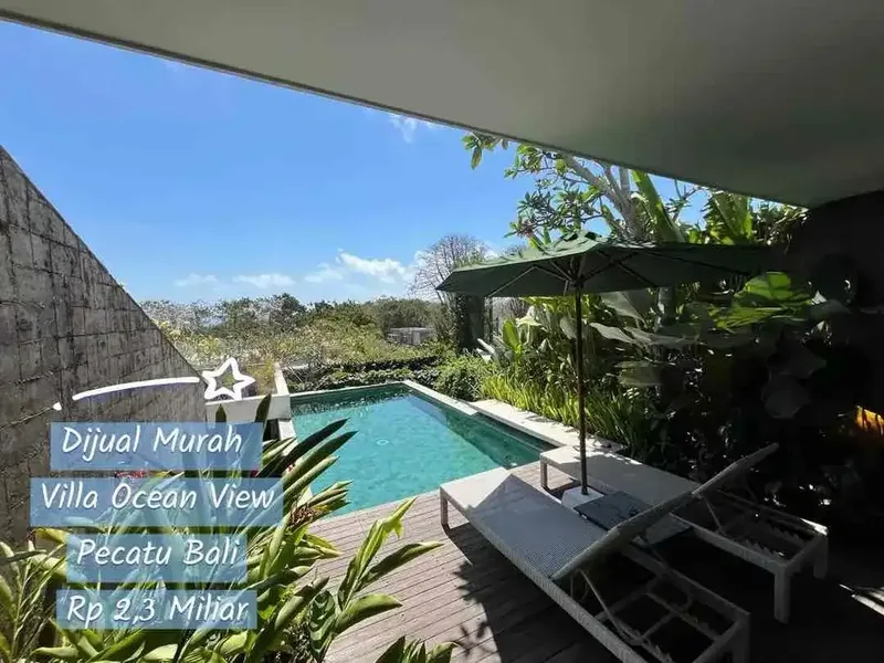 DIJUAL VILLA MODERN MINIMALIS OCEAN VIEW – PECATU, ULUWATU, BALI - Bali in Bali