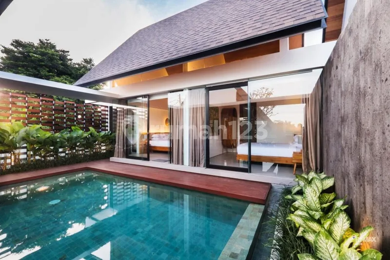 Rice Field View Villa For Rent In Lod Tunduh, Ubud. - Real Estate in Bali