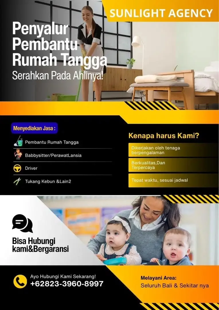 Agen penyalur Art dan Babbysitter - Other in Bali