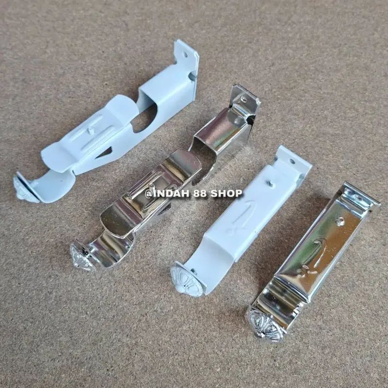 Bracket Tiang Pipa Gorden / Penyangga Kaki Rollet Rel Tiang Gorden - Home & Garden in Bali