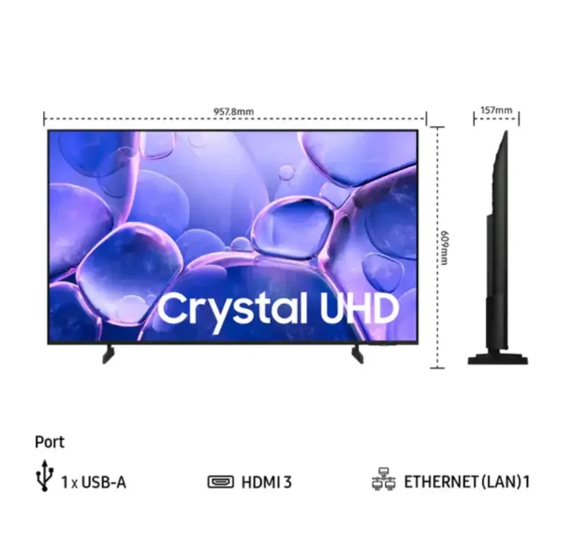 Samsung 43 SmartTV 4K UHD Netflix YouTube Digital Garansi BARU U8000F - Electronics in Bali