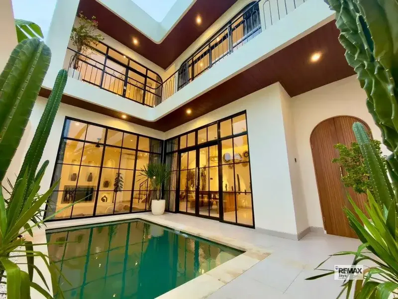 2Br Fully Furnished Villa For Yearly Rent In Seseh - Real Estate in Bali
