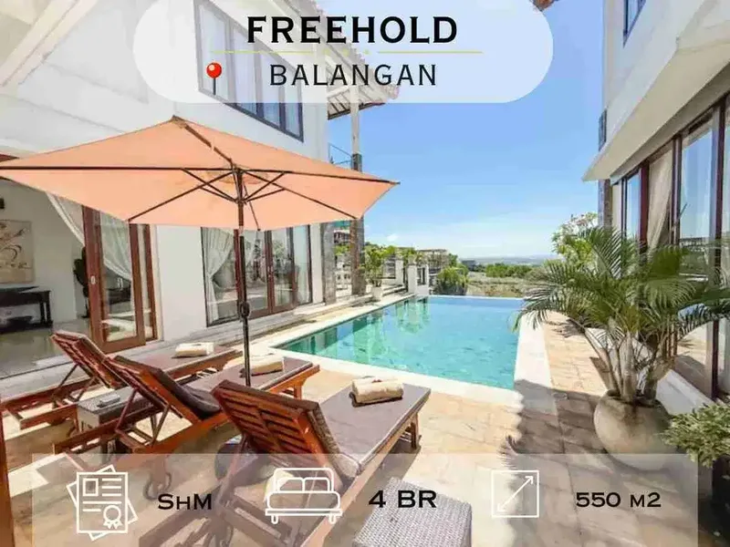 For Sale Unblock Ocean View Villa In Balangan Jimbaran - Real Estate in Bali