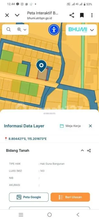 Rumah Pinggir Jalan di Perumahan Kampial Indah, Benoa - Real Estate in Bali