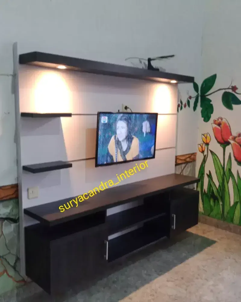 Backdrop tv, 160×180, rak tv, lemari tv, bufet tv, lapisan HPL - Home & Garden in Bali