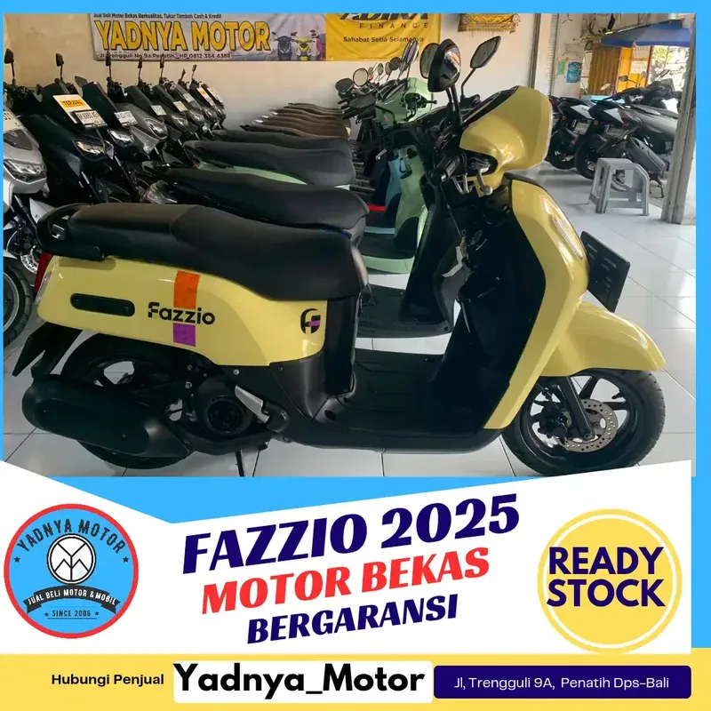 FAZZIO PMK 2026/YADNYA MOTOR - Vehicles in Bali