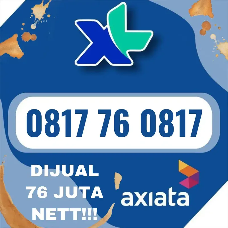 Nomor Cantik XL 10 Digit Prabayar Edisi Tahun 76 Cocok Untuk Bisnis - Electronics in Bali