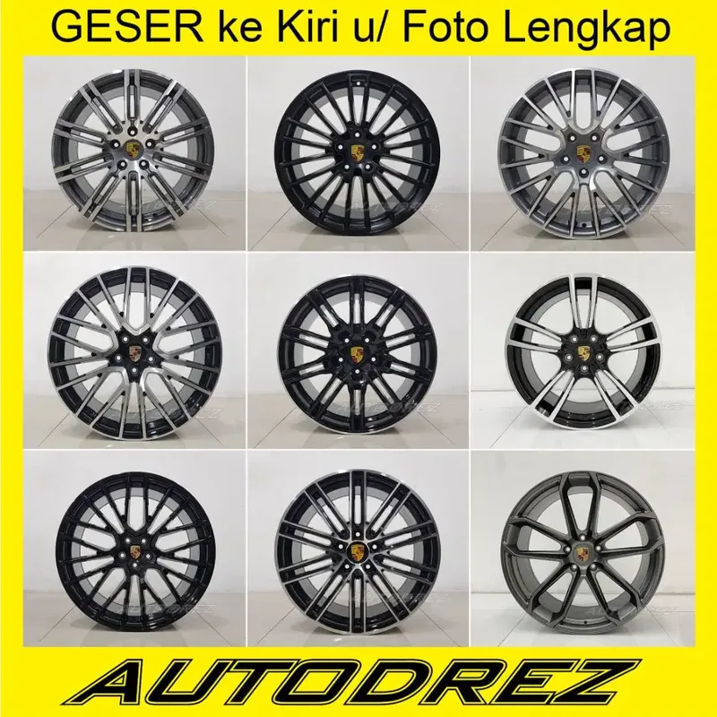 Velg Porsche Ring 19 20 21 22 R19 R20 R21 R22 PCD 5x130 E - Vehicles in Bali