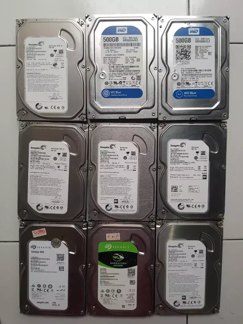 Hardisk 500Gb Original Aman Normal Garansi - Electronics in Bali