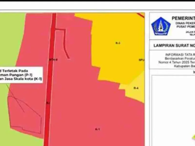 Kavling 36,75are Siap Bangun dekat tempat Wisata - Real Estate in Bali