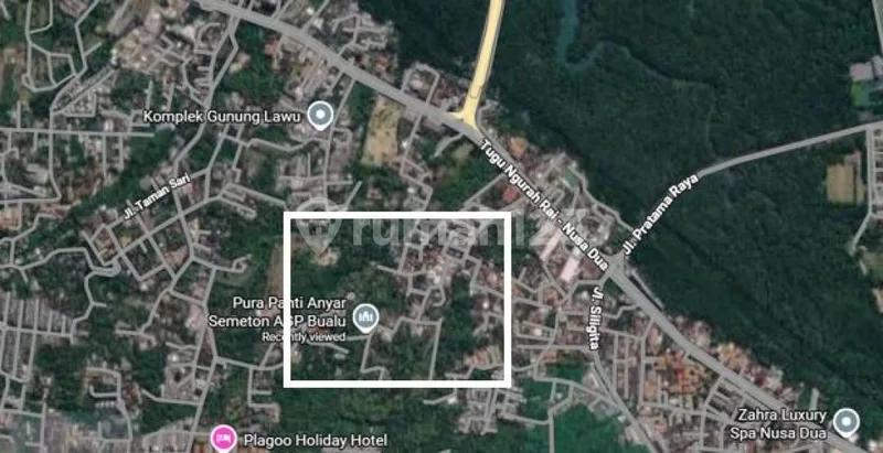 Tanah 2,5 Are View Laut di Area Jl. Puri Nusa Dua, Hanya 6 Menit ke Tol Bali Mandara - Real Estate in Bali