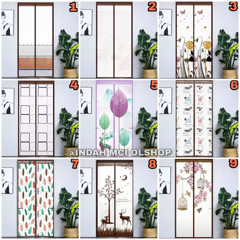 Tirai Magnet Pvc / Tirai Magnet Pintu Ruangan AC - Home & Garden in Bali