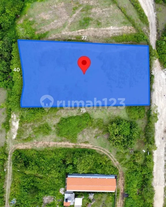 Tanah Strategis View Laut Dari Lantai 2 di Kutuh Kuta Selatan - Real Estate in Bali