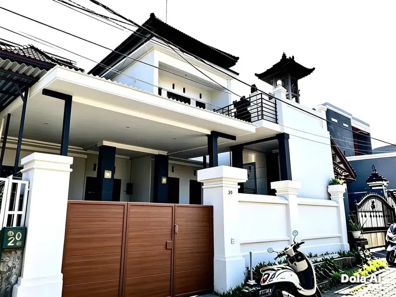 RUMAH ELEGAN MINIMALIS 2 LANTAI DI PENAMPARAN DENPASAR BARAT - Bali in Bali