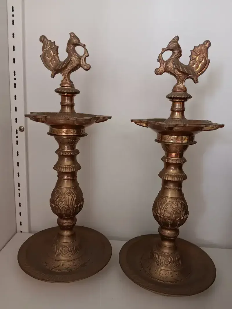 Lampu Minyak Kuningan Asli India 30cm 3.6kg - Other in Bali