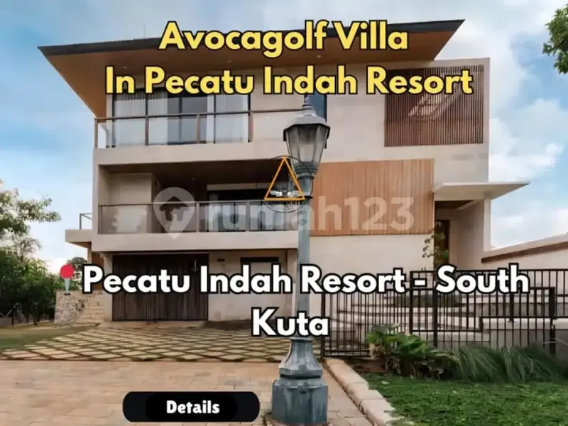 Avocagolf Villa Location in Pecatu Indah Resort - Real Estate in Bali