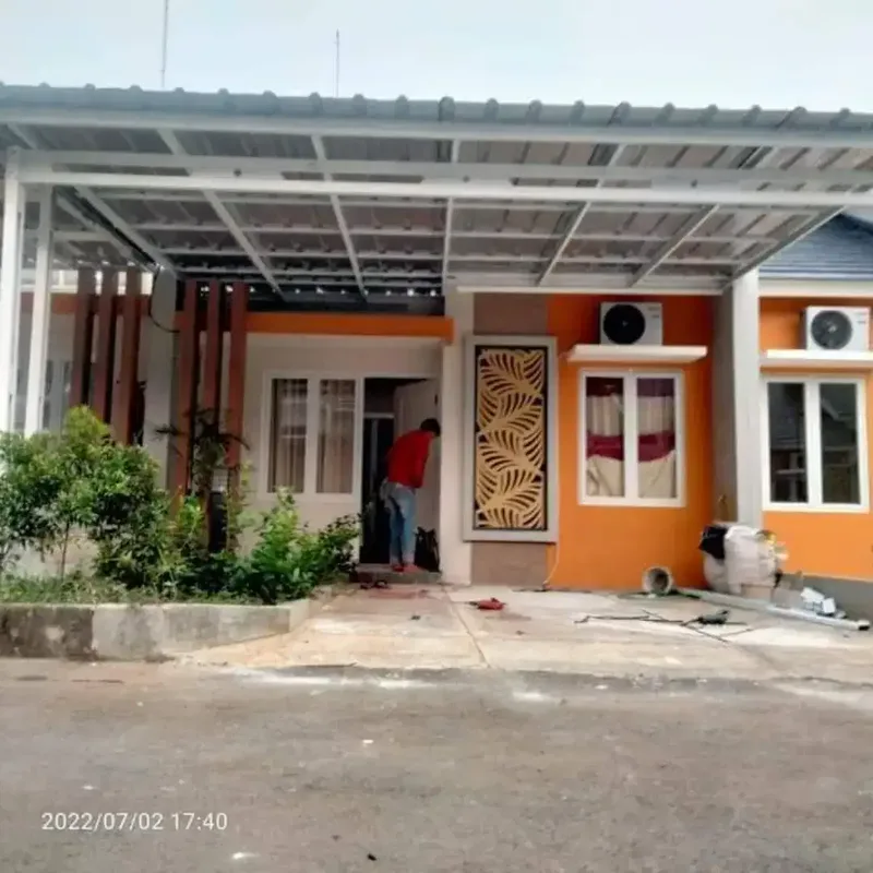 Kanopi, Canopy besi hollo, rangka baja ringan,plafon pvc - Other in Bali