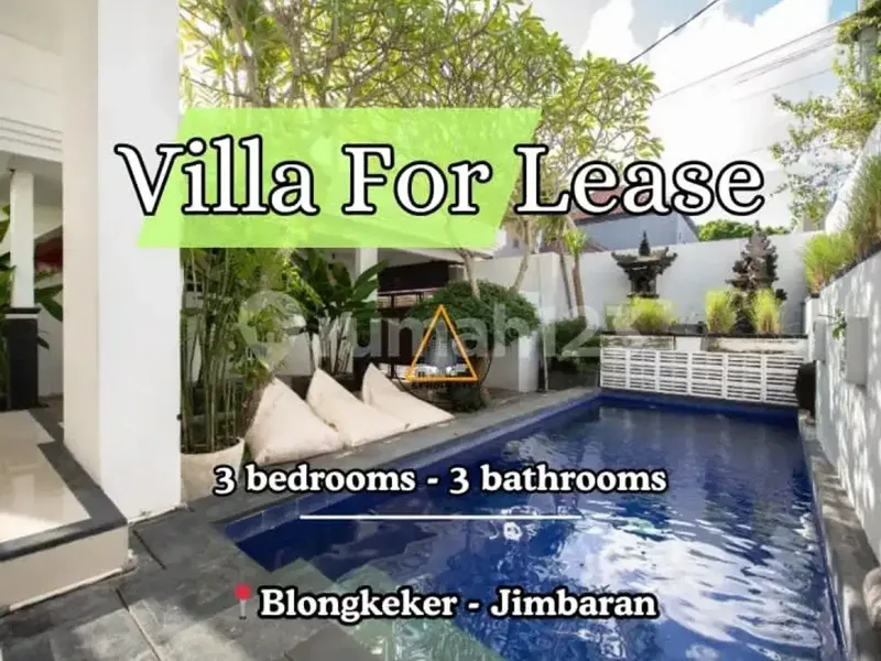 Private Villa 3 Bedrooms Fully Furnish In Jimbaran Near Balangan - Real Estate in Bali