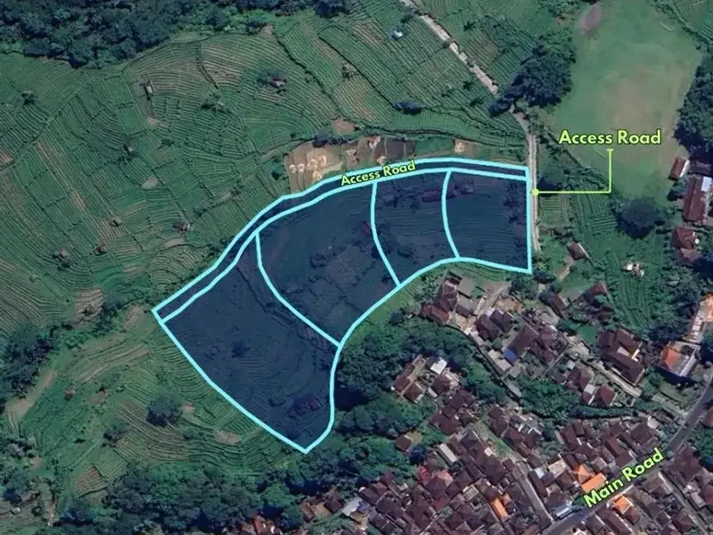 Huge land of 3 Ha offers natural views for lease in Karangasem - Real Estate in Bali
