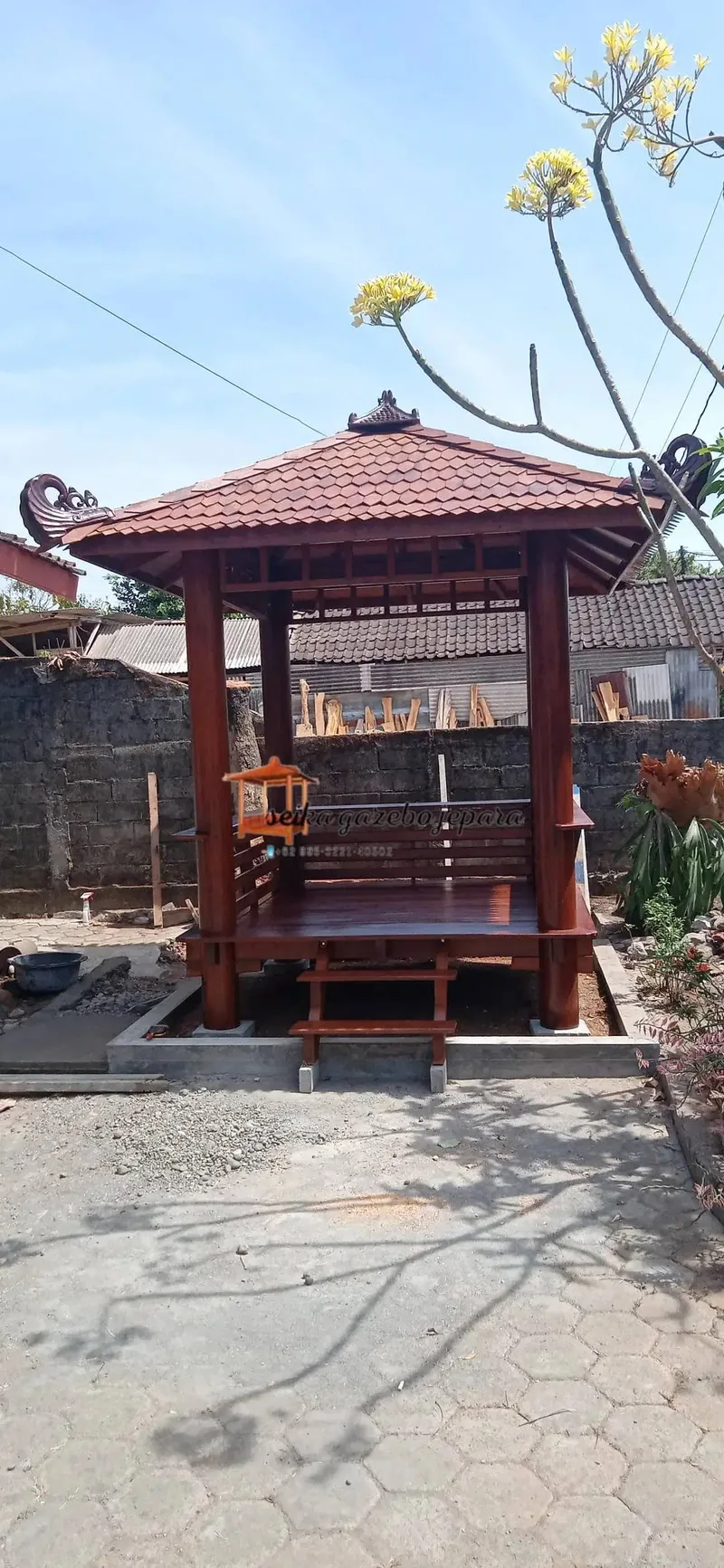 GAZEBO KAYU GLUGU SULAWESI 2X2 - Home & Garden in Bali
