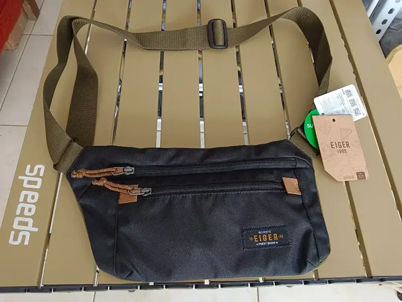 170rb BARU-Tas Selempang/Waistbag Merk EIGER DIJAMIN 100% ORIGINAL - Fashion in Bali
