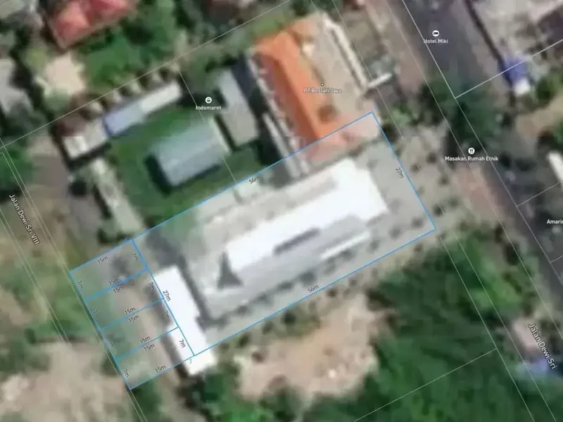 Gedung Disewakan di Pinggir Jalan di Dewisri Kuta - Real Estate in Bali