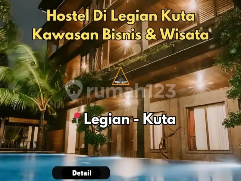 Hostel di Kawasan Wisata Dan Bisnis Legian Kuta - Real Estate in Bali
