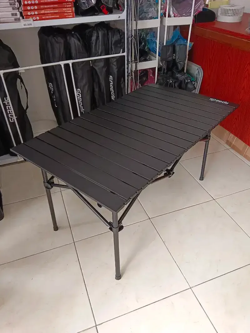 200rb BARU-Dijual Murah Meja Camping Lipat Outdoor portable 95x52x50cm - Other in Bali