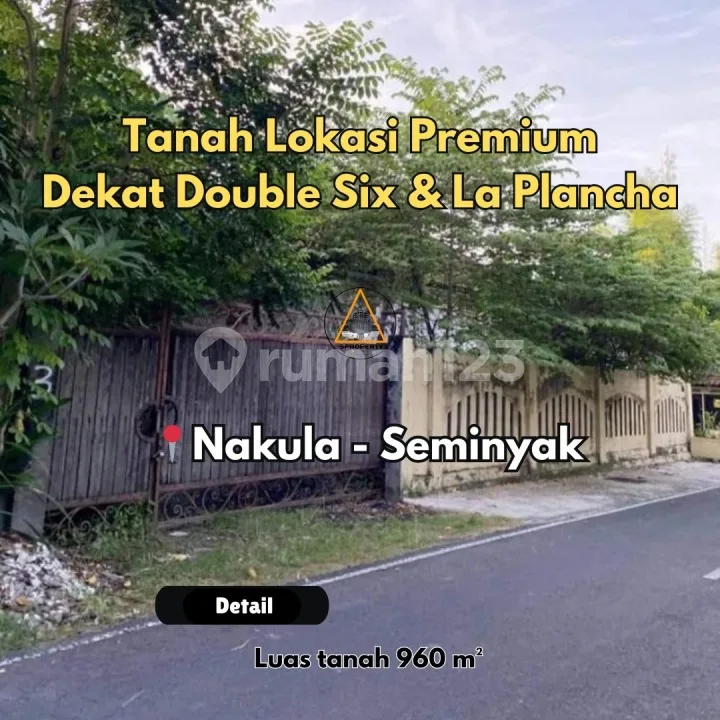 Tanah Lokasi Premium Seminyak Dekat Pantai Double Six - Real Estate in Bali