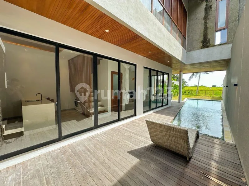 Villa Baru Tropical Modern Rice Field River View Tabanan #6346 - Real Estate in Bali
