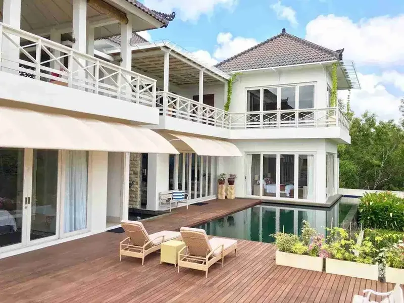 DIJUAL VILLA MEWAH ELEGAN DAN LUAS DI LOKASI PREMIUM BALANGAN OCEAN VIEW - Bali in Bali