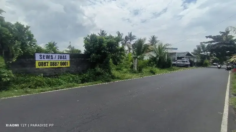 Tanah di Poros Jalan Karangasem Bali - Bali in Bali