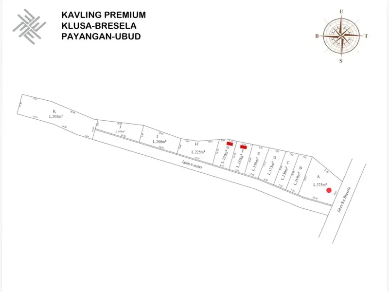 Rare! Tanah Kavling View Sawah – Lingkungan Asri, Legalitas Aman - Real Estate in Bali