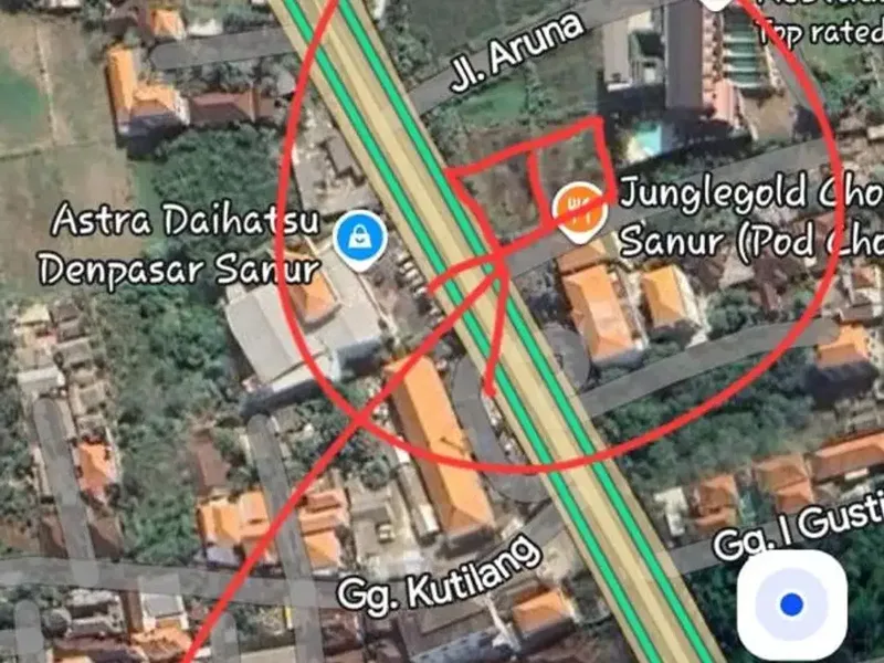 DIJUAL TANAH LANGKA 11,5 ARE – DEKAT PELABUHAN MATAHARI TERBIT, SANUR - Real Estate in Bali