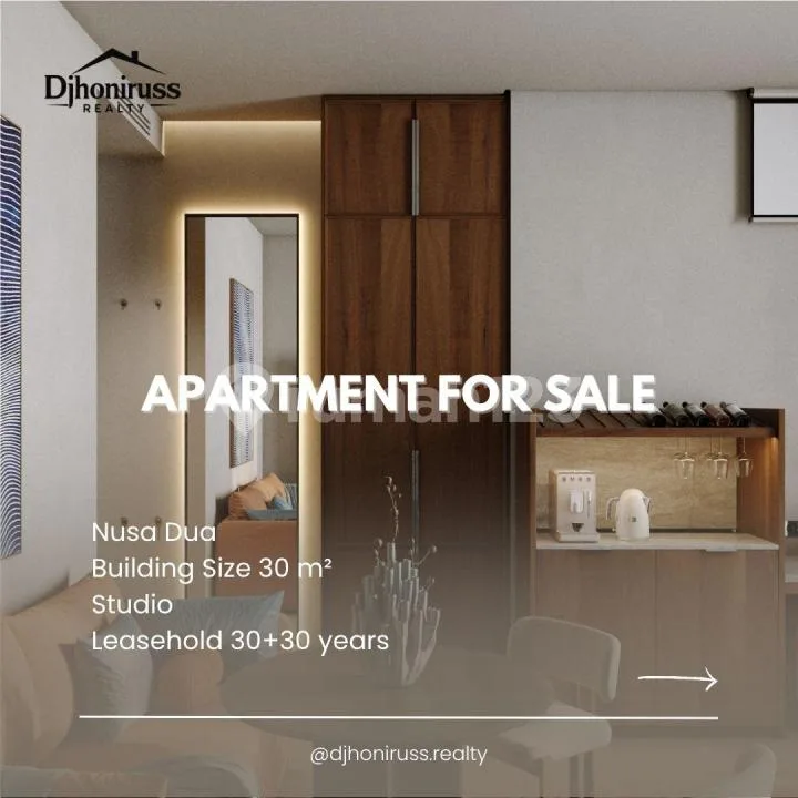 Apartemen 1 Bedroom Studio In Nusa Dua, Bali - Real Estate in Bali