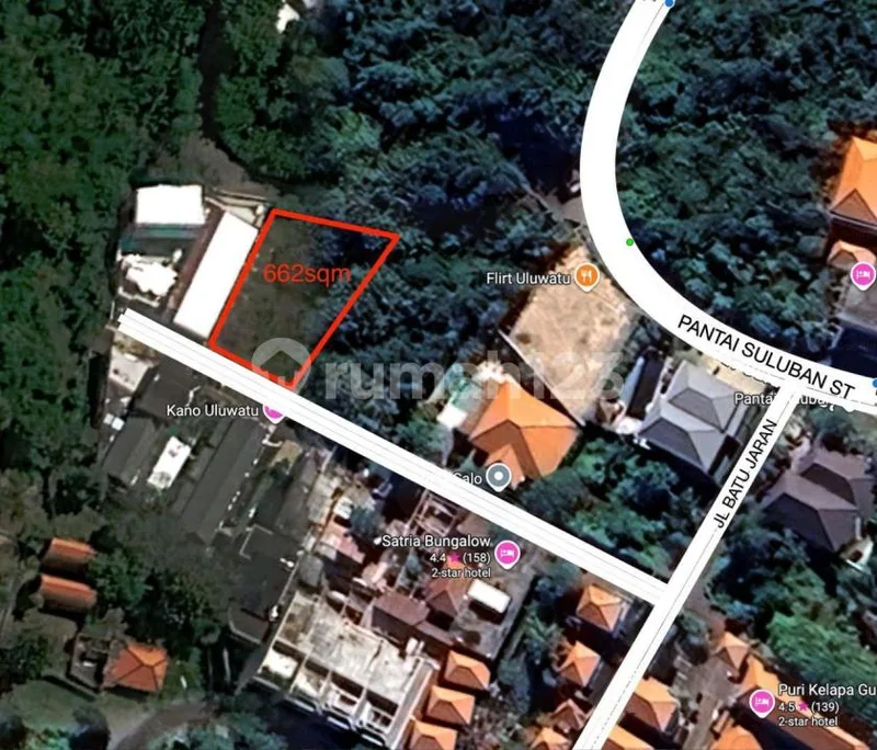 Dijual Tanah 6,62 Are Idr 1,5 Milyar/Are /100MÂ² Dipantai Suluban Pecatu Badung Bali - Bali in Bali