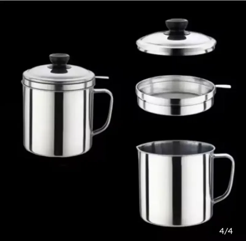 Oil Pot Saringan Tempat Minyak Goreng Stainless Steel 1,3 L - Home & Garden in Bali