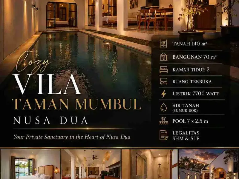 Villa Brand New Furnish Taman Mumbul Nusa Dua - Real Estate in Bali
