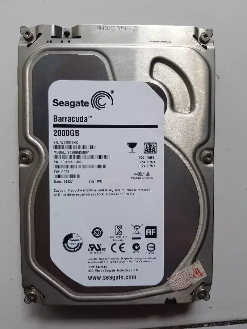 Hardisk 2000Gb/2Tera Seagate Original Aman - Electronics in Bali
