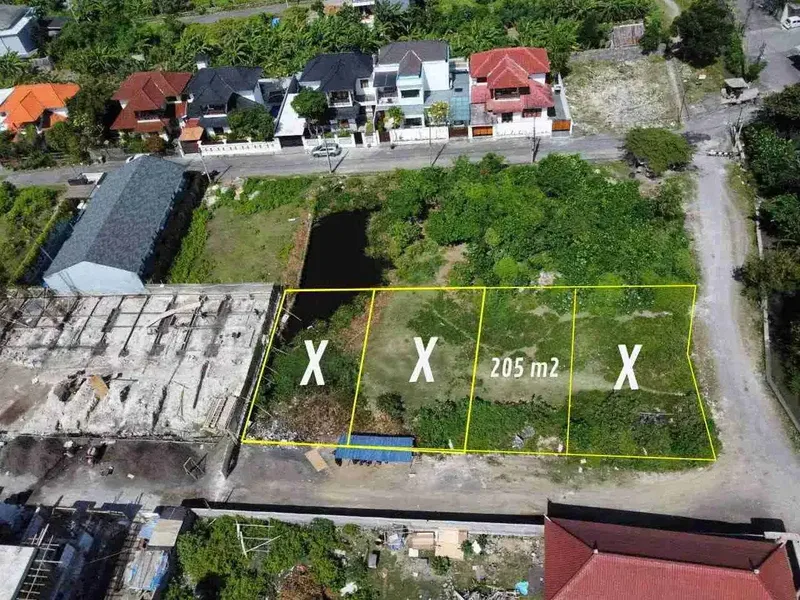 jual tanah 205m2 mertanadi kerobokan - Bali in Bali