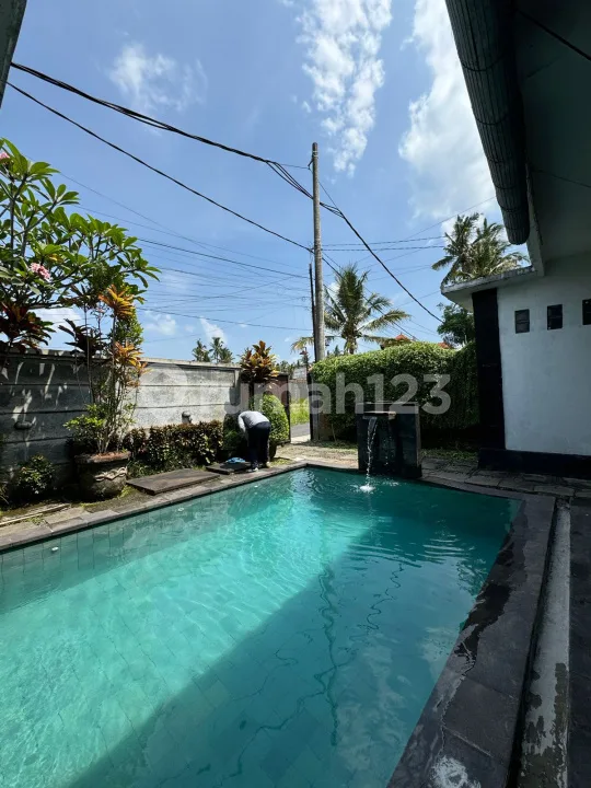 Dijual Murah Vila View Sawah Timur Ubud Lingkungan Pedesaan Alami - Real Estate in Bali